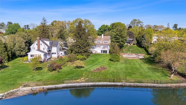 32 Pryer Ln, Larchmont, NY 10538 - bird's eye view with a water view