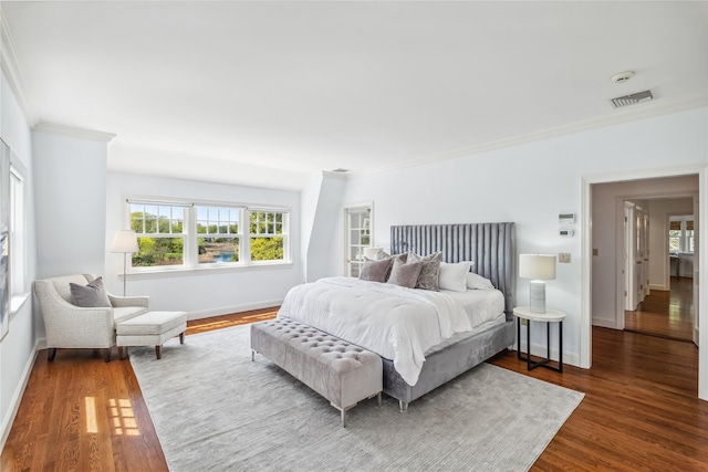 32 Pryer Ln, Larchmont, NY 10538 - bedroom featuring baseboards, ornamental molding, and multiple windows