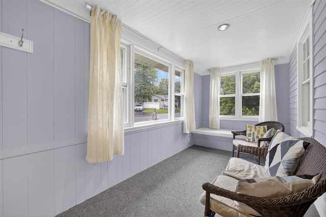 155 Tuckers Corners Rd, Plattekill, NY 12528 - sunroom featuring carpet flooring, healthy amount of natural light, and a decorative wall