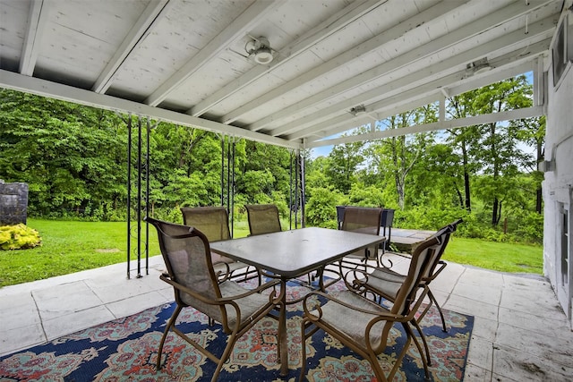 155 Tuckers Corners Rd, Plattekill, NY 12528 - view of patio / terrace with outdoor dining area