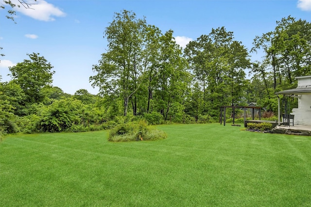 155 Tuckers Corners Rd, Plattekill, NY 12528 - view of green lawn with a gazebo