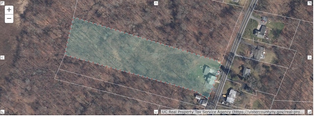 155 Tuckers Corners Rd, Plattekill, NY 12528 - map / location with property boundaries highlighted