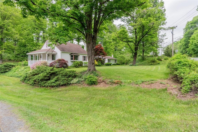 6 Swain Dr, Pleasant Valley, NY 12569 - view of grassy yard with a porch