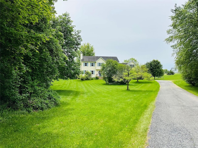 848 Rte 216, Poughquag, NY 12570 - view of front of house with a front lawn and a chimney