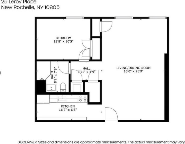 25 Leroy Pl Unit 301, New Rochelle, NY 10805 - plan