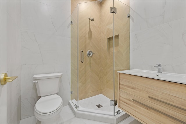 5 Francis Pl Unit 214, Monsey, NY 10952 - full bathroom with tile walls, vanity, and a stall shower