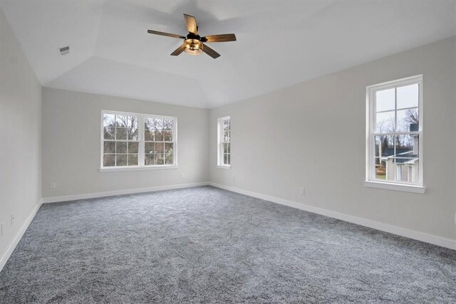 LOT2 Lakes Rd, Monroe, NY 10950 - carpeted empty room with visible vents, a ceiling fan, baseboards, and a tray ceiling