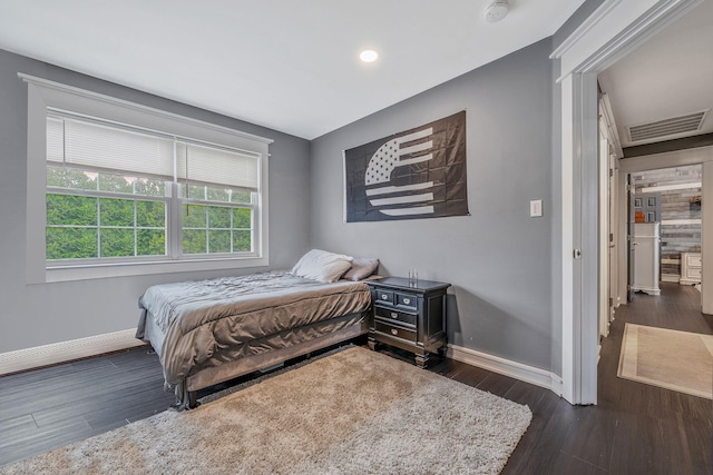 6 Premier Ct, Port Jefferson Station, NY 11776 - bedroom with dark wood-style flooring, baseboards, and visible vents
