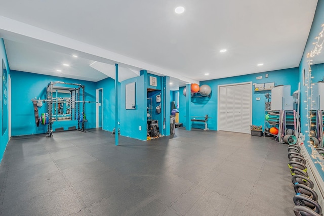 6 Premier Ct, Port Jefferson Station, NY 11776 - garage with recessed lighting