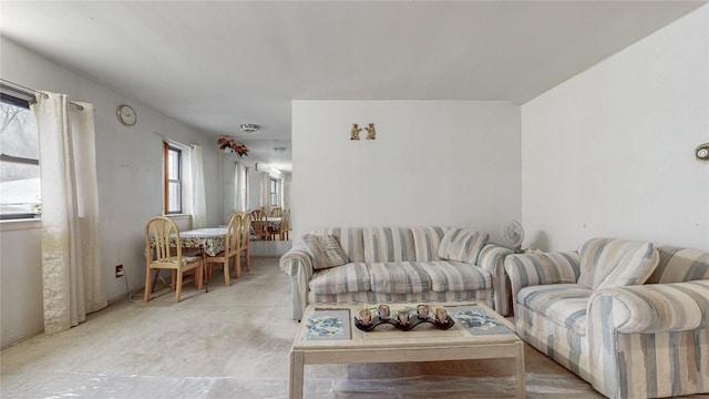 111-09 62nd Dr, Forest Hills, NY 11375 - living area featuring light colored carpet