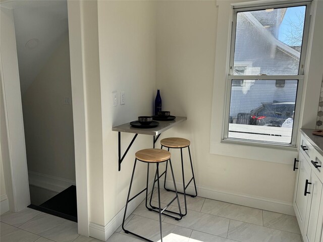 dining area with baseboards