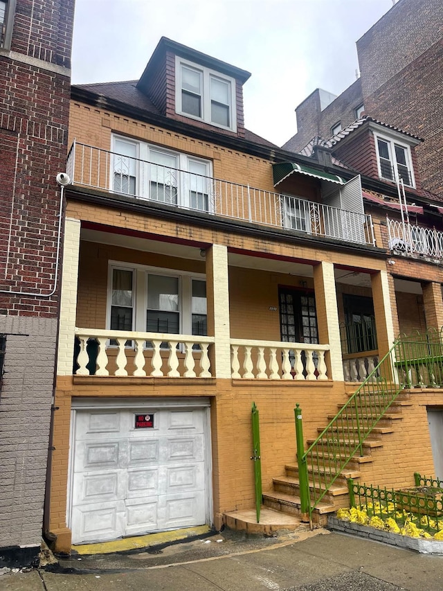 2870 Grand Concourse, Bronx, NY 10458 - exterior space featuring stairs and an attached garage