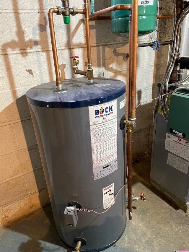 utilities featuring water heater