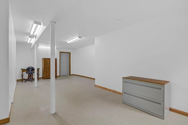 309 Quannacut Rd, Pine Bush, NY 12566 - finished below grade area featuring baseboards