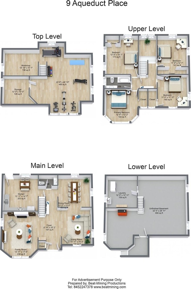 9 Aqueduct Pl, Yonkers, NY 10701 - floor plan / room layout