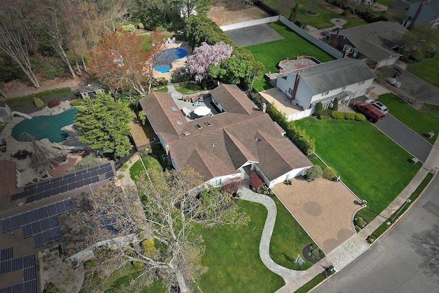drone / aerial view