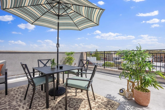 1043 Halsey St Unit 4, Brooklyn, NY 11207 - view of patio / terrace featuring outdoor dining area