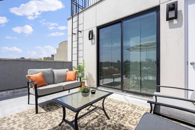 1043 Halsey St Unit 4, Brooklyn, NY 11207 - view of patio / terrace with an outdoor hangout area