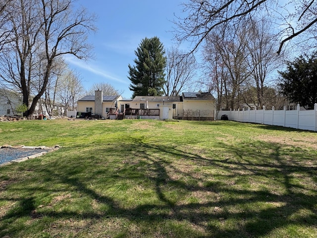 43 Overlook Rd, Monroe, NY 10950 - view of yard with fence and a deck