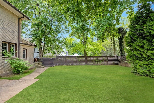 view of yard
