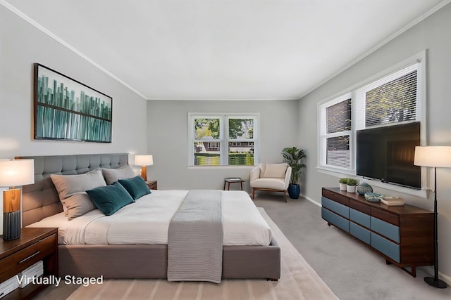 53 Abinet Ct, Selden, NY 11784 - carpeted bedroom featuring ornamental molding and baseboards