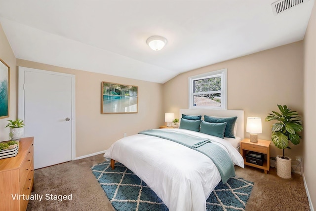 53 Abinet Ct, Selden, NY 11784 - bedroom featuring carpet floors, lofted ceiling, and baseboards