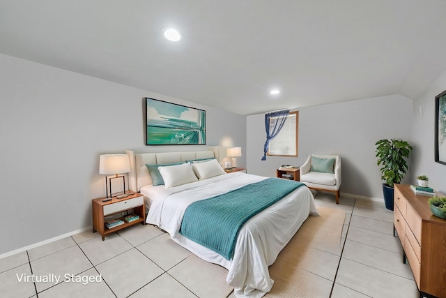 53 Abinet Ct, Selden, NY 11784 - bedroom featuring light tile patterned flooring, recessed lighting, and baseboards