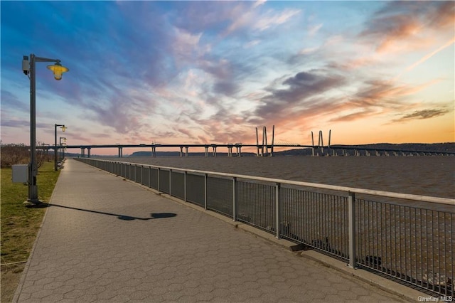 412 Benedict Ave Unit 5J, Tarrytown, NY 10591 - dock featuring a water view