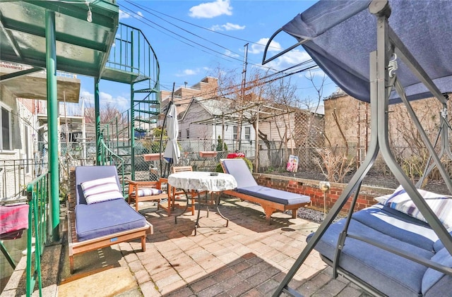 3145 37th St, Astoria, NY 11103 - view of patio / terrace with fence