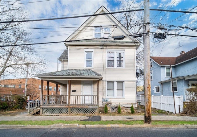 61 Haseco Ave, Port Chester, NY 10573 - view of front of home with a porch