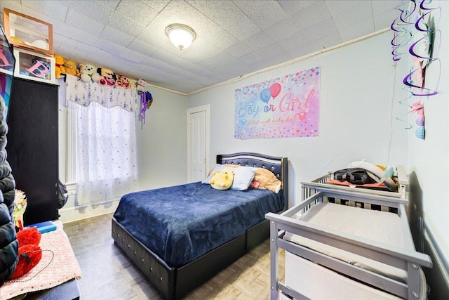 61 Haseco Ave, Port Chester, NY 10573 - bedroom with crown molding