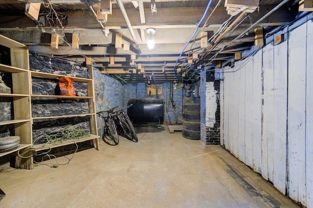 61 Haseco Ave, Port Chester, NY 10573 - unfinished basement with heating fuel