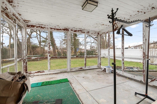 18 Hilary Ln, Westbury, NY 11590 - unfurnished sunroom featuring a wealth of natural light