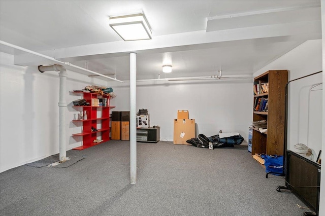 18 Hilary Ln, Westbury, NY 11590 - finished basement featuring carpet flooring