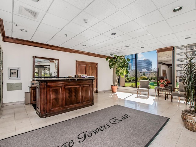 25 Rockledge Ave Unit 117, White Plains, NY 10601 - reception area with a city view and visible vents