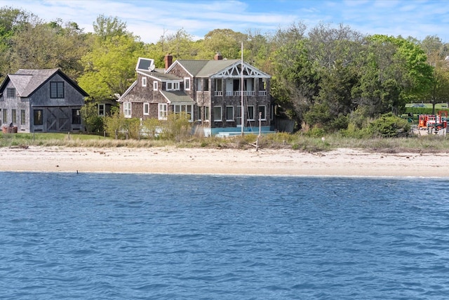 water view with local beach