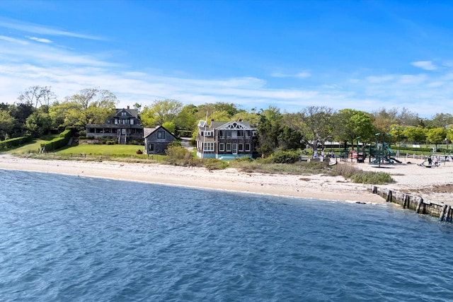 water view with local beach