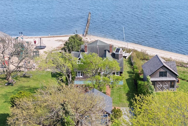 water view featuring nearby beach