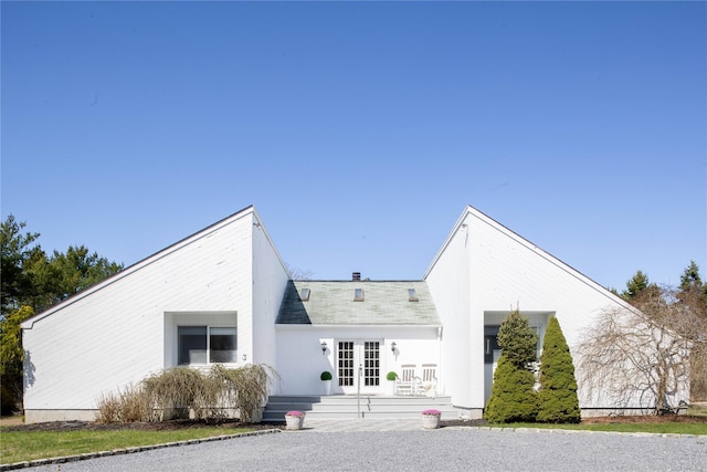 3 Clay Pit Rd, Remsenburg, NY 11960 - back of property with french doors