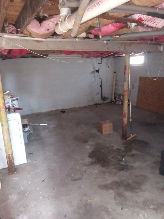 250 Wheeler Rd, Hauppauge, NY 11788 - below grade area with washer / dryer