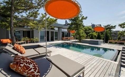 248 Bay Walk, Fire Island Pines, NY 11782 - pool with a patio area