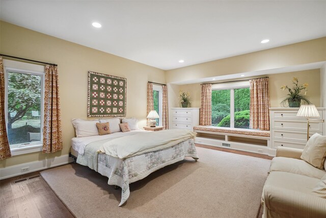 17 Eastwoods Rd, Pound Ridge, NY 10576 - bedroom with wood finished floors, recessed lighting, and baseboards