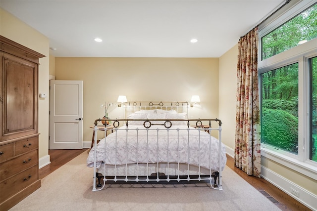 17 Eastwoods Rd, Pound Ridge, NY 10576 - bedroom with wood finished floors, baseboards, and recessed lighting