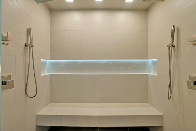 165 Valley Rd, New Rochelle, NY 10804 - bathroom with a tile shower