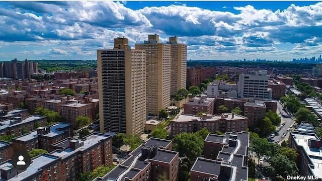 bird's eye view featuring a view of city