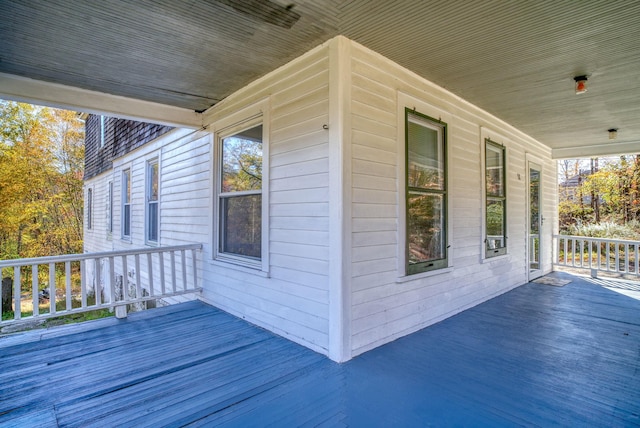 58 Summitville Rd, Wurtsboro, NY 12790 - wooden deck with a porch