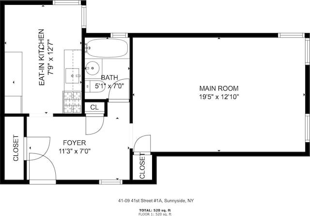 41-09 41st St, Sunnyside, NY 11104 - view of layout
