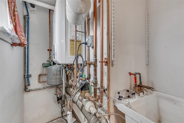 utilities with tankless water heater