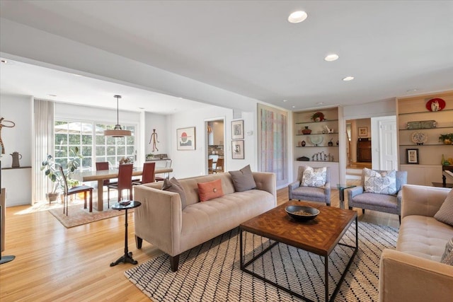 15 Scarsdale Farm Rd, Scarsdale, NY 10583 - living room with recessed lighting and light wood finished floors