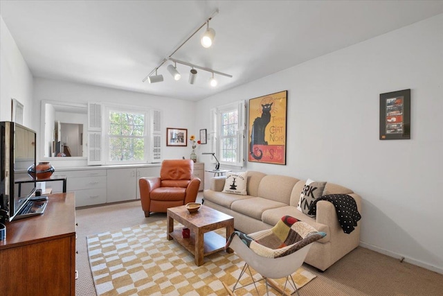 15 Scarsdale Farm Rd, Scarsdale, NY 10583 - living room featuring track lighting and light carpet